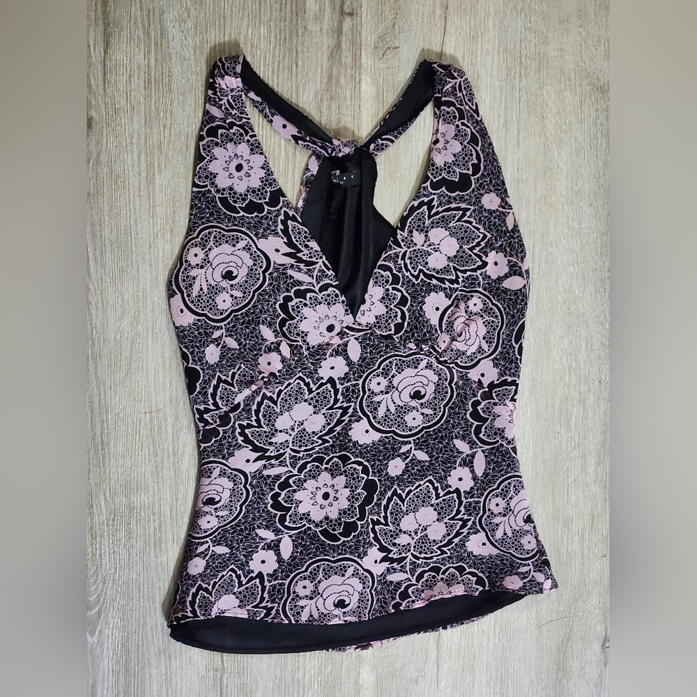 Floral V Neck Blouse